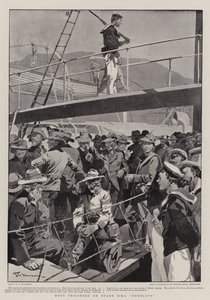 Prisonniers boers à bord du H.M.S. Penelope - Frederic de Haenen