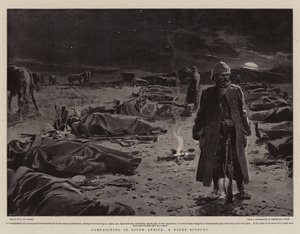 Campagne en Afrique du Sud, un bivouac de nuit