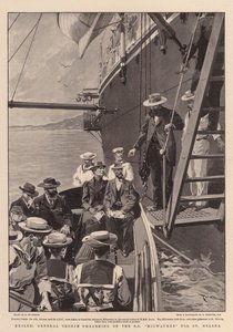Exilé, le général Cronje embarquant sur le SS Milwaukee pour Sainte-Hélène - Frederic de Haenen
