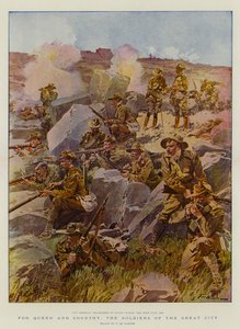 Pour la reine et le pays, les soldats de la grande ville
