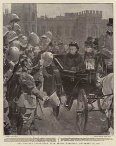 La dernière fonction publique de notre bien-aimé Souverain, 30 novembre 1900 - Frederic de Haenen
