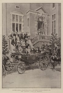 La visite de la reine à Bristol - Frederic de Haenen