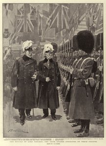 Le retour de Lord Roberts, les Irish Guards inspectés par leur colonel - Frederic de Haenen