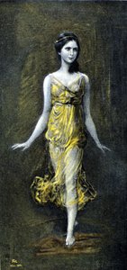 Isadora Duncan (1878 - 1927) par Kaulbac. Novembre 1902 - Frederich August Kaulbach