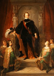 Portrait de Ludwig I, roi de Bavière - Frederich August Kaulbach