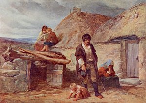 Une expulsion irlandaise - Frederick (after) Goodall