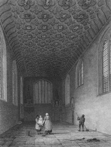Intérieur de la chapelle Savoy, Westminster - Frederick (after) Nash