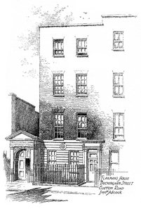 Maison de John Flaxman, Buckingham Street, Euston Road, Londres - Frederick Adcock