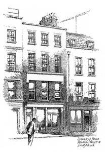 Maison de Percy Bysshe Shelley, Poland Street, Borough of Westminster, Londres, 1912 - Frederick Adcock