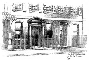 Maison de Sir James Thornhill, 75 Dean Street, Londres, 1912 - Frederick Adcock