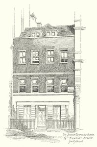 Maison de Sir Joshua Reynolds, Great Newport Street - Frederick Adcock