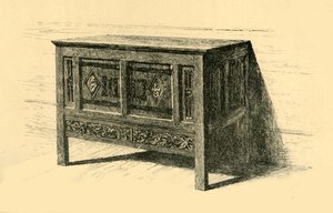Coffre en chêne, 1460-1480, 1881 - Frederick Albert Slocombe
