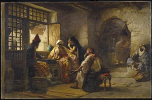 Un Jeu Intéressant, 1881 - Frederick Arthur Bridgman