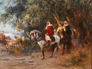 Arabes à cheval