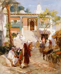 Au Souk - Frederick Arthur Bridgman