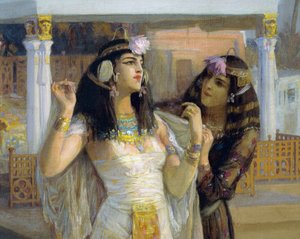 Cléopâtre sur les terrasses de Philae