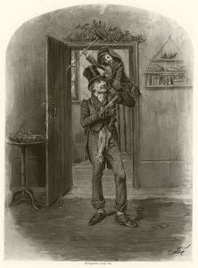 Bob Cratchit et Tiny Tim