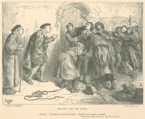 Illustration pour Beaucoup de bruit pour rien - Frederick Barnard