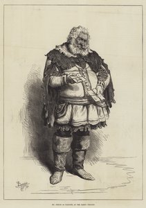 M. Phelps en Falstaff, au Gaiety Theatre - Frederick Barnard