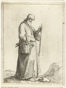 Paysage avec dromadaires, ruines et hommes endormis (Le rêve de Byron) - Frederick Bloemaert