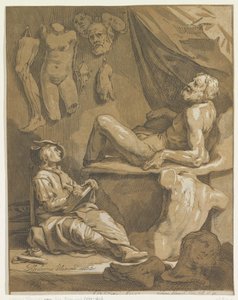 Page de titre pour : Abraham Bloemaert, Oorspronkelyk en vermaard konstryk tekenboek. Deel 1 - Frederick Bloemaert