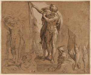 Saint Jean-Baptiste - Frederick Bloemaert after Parmigianino