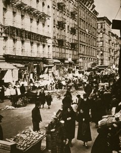 Marché de rue sur Orchard Street, Lower East Side, New York, USA - Frederick Bradley