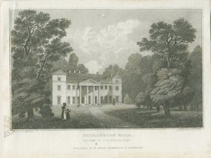 Chillington Hall: gravure, nd [1830] - Frederick Calvert