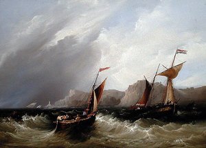 Navires au large d