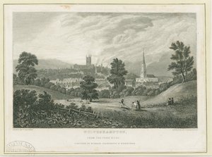 Wolverhampton - Vue lointaine depuis la route de Penn - Frederick Calvert