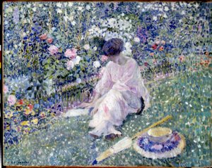 Jardin en juin - Frederick Carl Frieseke