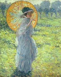 Femme avec une ombrelle, vers 1906
