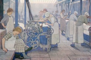 Industries Britanniques, Coton - Frederick Cayley Robinson