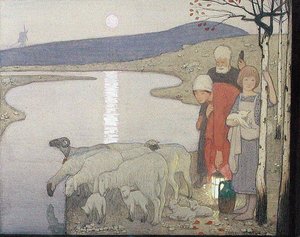 Pastorale, vers 1923 - Frederick Cayley Robinson