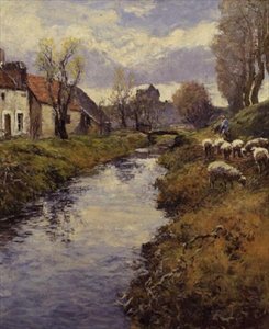 Sur les rives du Loing, Montigny - Frederick Charles Vipont Ede
