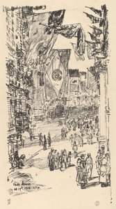 Avenue des Alliés, 1918 - Frederick Childe Hassam