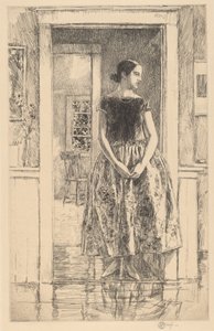 Fille en Robe Moderne, 1922 - Frederick Childe Hassam