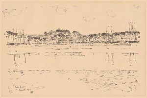 Port intérieur, 1918 - Frederick Childe Hassam