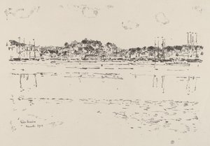 Port intérieur, vers 1918 - Frederick Childe Hassam