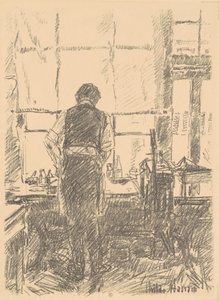 Portrait de Joseph Pennell, 1917 - Frederick Childe Hassam