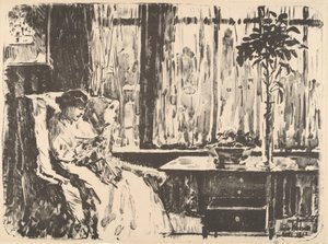Le grand rideau - Frederick Childe Hassam