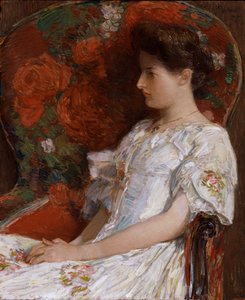 La chaise victorienne - Frederick Childe Hassam
