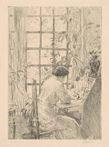 Le Bureau, 1915 - Frederick Childe Hassam