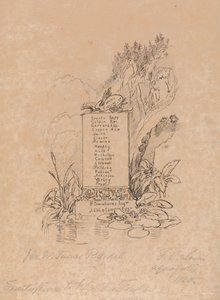 Frontispice du catalogue de M. Fawkes