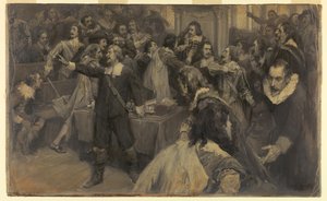 Scène à la Chambre des communes, 2 mars 1629