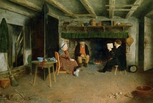 La Visite du Clergé - Frederick Daniel Hardy