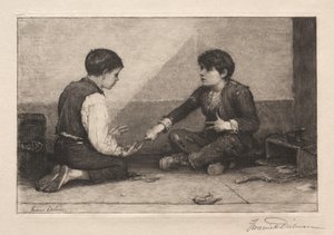 Les joueurs de Mora, 1883 - Frederick Dielman