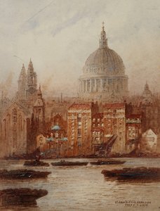 Saint Paul depuis Bankside - Frederick E.J. Goff