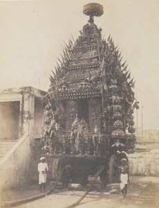Char de Juggernaut, Madras, années 1850 - Frederick Fiebig