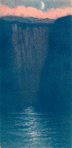 Auto-lithographie par F. F. Foottet, vers 1900 - Frederick Francis Foottet